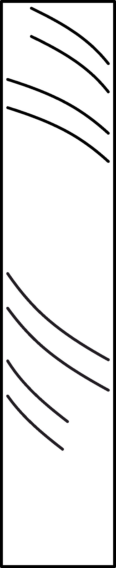 Чертёж Дери шириной 400 мм.